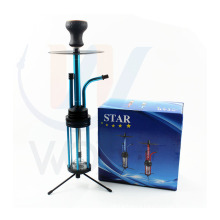 Guangzhou Woyu sheesha nargile small electric led light shisha pipe aluminum acrylic hookah